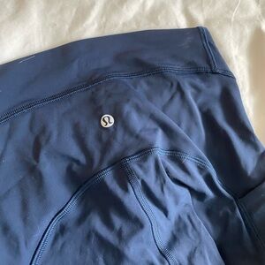 Lululemon Power Thru High Rise Tight - Navy Leggings